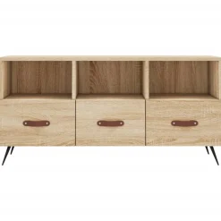 vidaXL Muebles Tv-Mueble de TV madera de ingeniería 102x36x50 cm