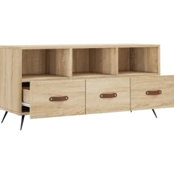vidaXL Muebles Tv-Mueble de TV madera de ingeniería 102x36x50 cm