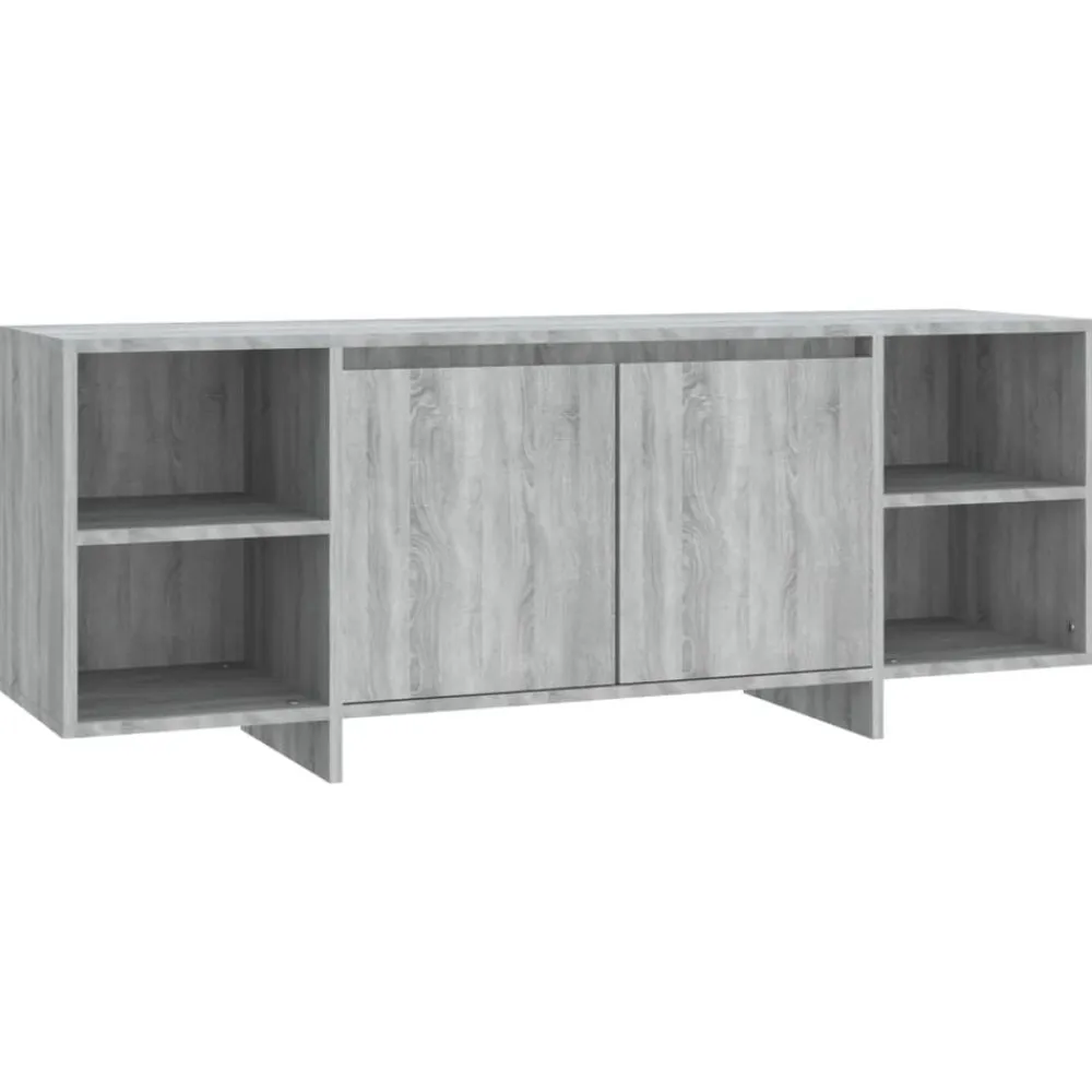 vidaXL Mueble de TV madera de ingeniería 130x35x50 cm Gris sonoma Outlet