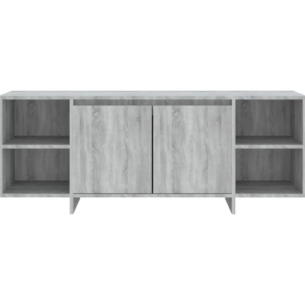 vidaXL Mueble de TV madera de ingeniería 130x35x50 cm Gris sonoma Outlet