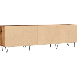 vidaXL Mueble de TV madera ingeniería madera envejecida 150x30x44,5 cm Madera antigua Outlet
