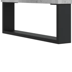 vidaXL Muebles Tv-Mueble de TV madera contrachapada gris hormigón 100x34,5x44,5cm