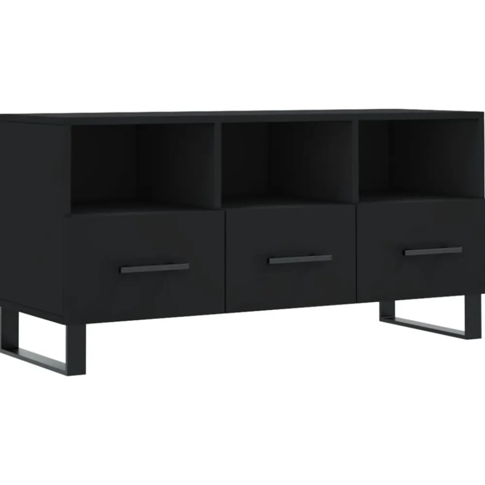 vidaXL Muebles Tv-Mueble de TV madera de ingeniería 102x36x50 cm