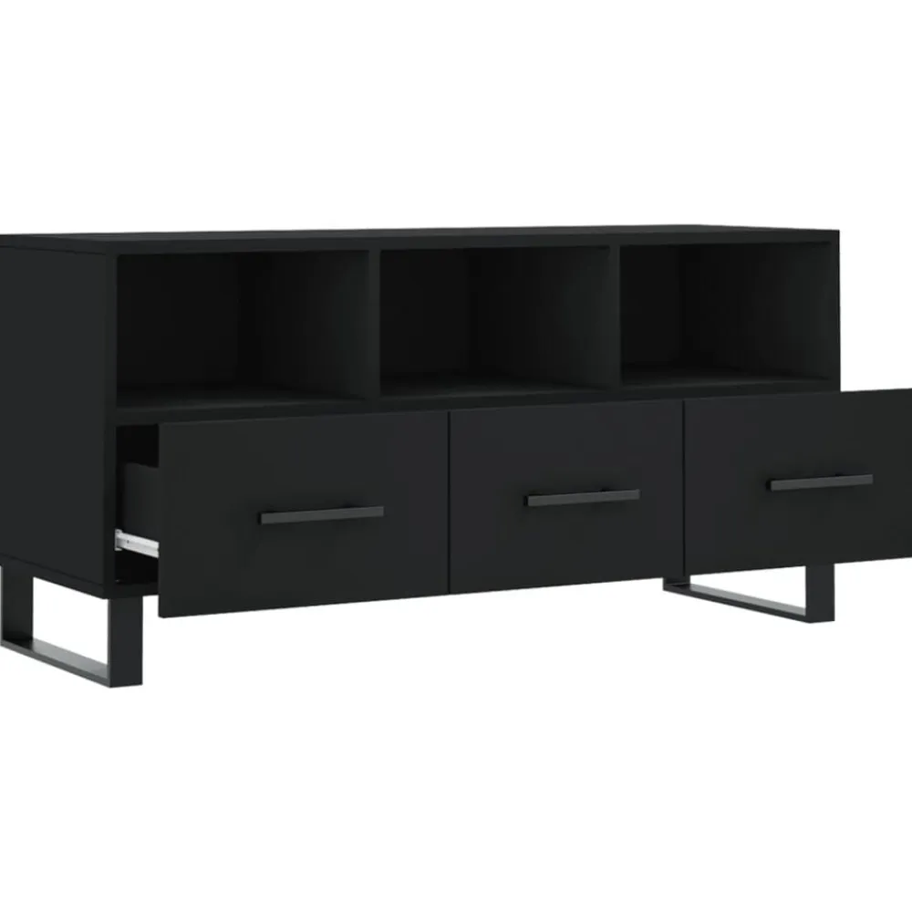 vidaXL Muebles Tv-Mueble de TV madera de ingeniería 102x36x50 cm