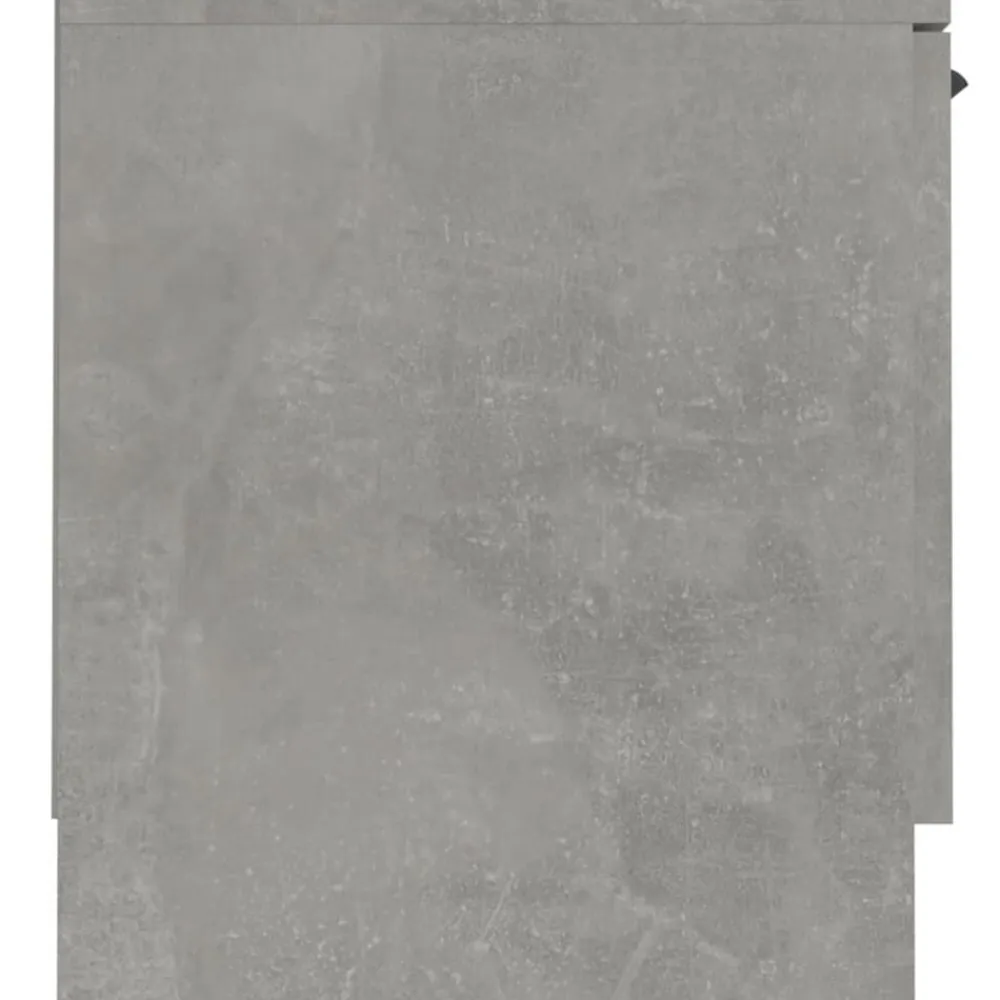 vidaXL Muebles Tv-Mueble de TV madera contrachapada gris hormigón 140x35x40 cm