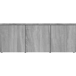 vidaXL Mueble de TV madera contrachapada 80x34x30 cm Gris sonoma New