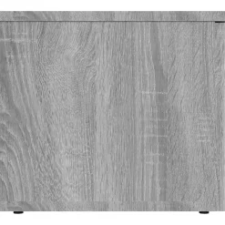 vidaXL Mueble de TV madera contrachapada 80x34x30 cm Gris sonoma New
