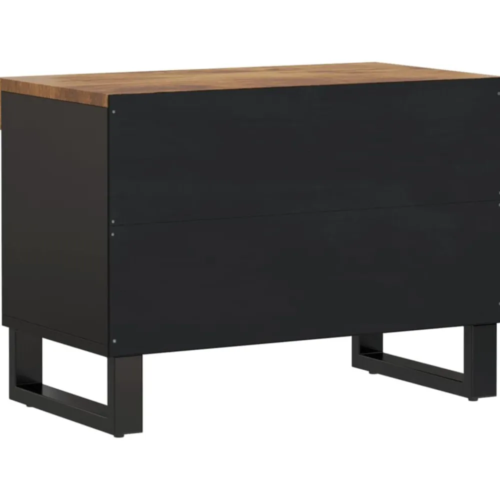 vidaXL Muebles Tv-Mueble de TV madera maciza de mango 60x33x43,5 cm