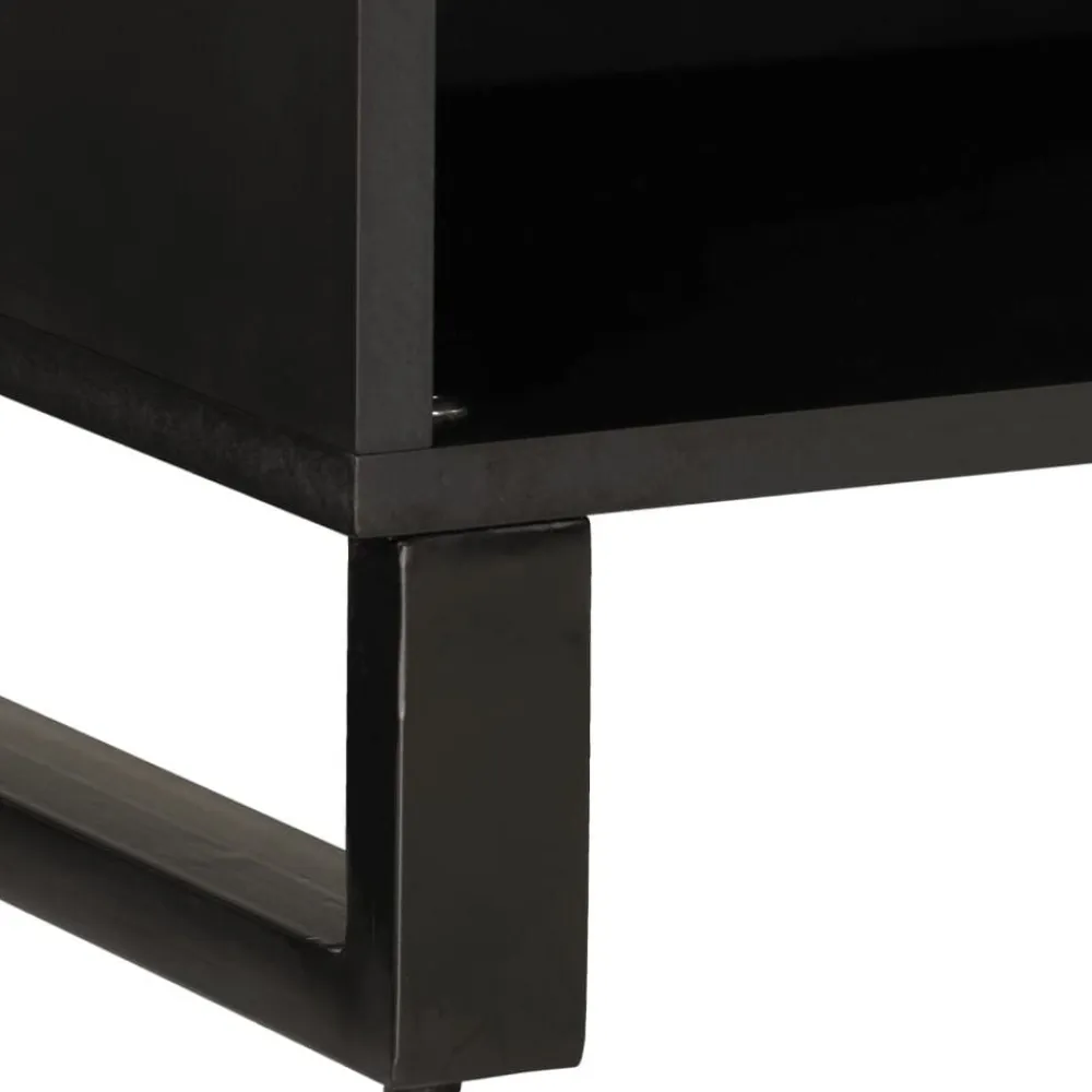 vidaXL Muebles Tv-Mueble de TV madera maciza de mango 60x33x43,5 cm