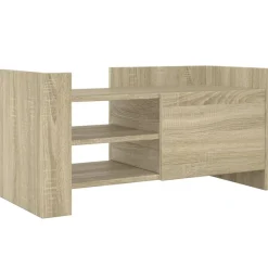vidaXL Muebles Tv-Mueble de TV madera ingeniería roble 80x35x40 cm