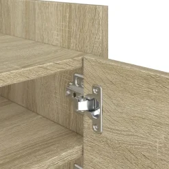 vidaXL Muebles Tv-Mueble de TV madera ingeniería roble 80x35x40 cm