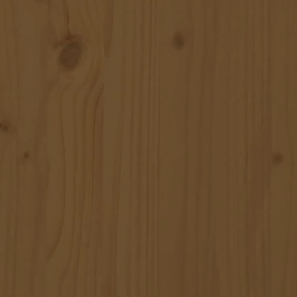 vidaXL Mueble de TV madera maciza de pino marrón miel 103x36,5x52 cm Marrón miel Clearance