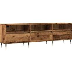 vidaXL Mueble de TV madera ingeniería madera envejecida 150x30x44,5 cm Madera antigua Sale
