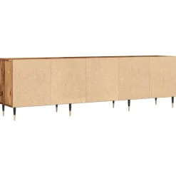 vidaXL Mueble de TV madera ingeniería madera envejecida 150x30x44,5 cm Madera antigua Sale