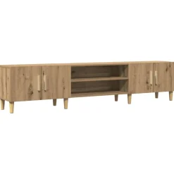 vidaXL Mueble de TV madera de ingeniería 180x31,5x40 cm Roble artisan Clearance