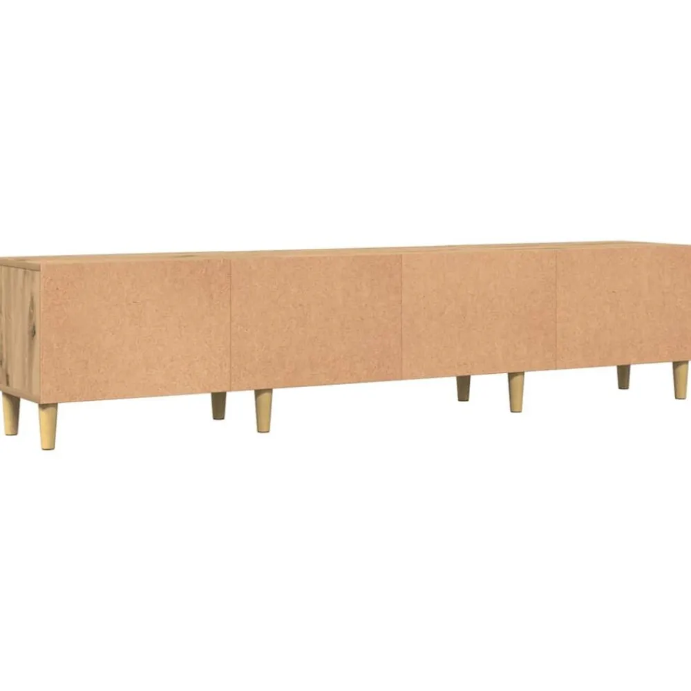 vidaXL Mueble de TV madera de ingeniería 180x31,5x40 cm Roble artisan Clearance