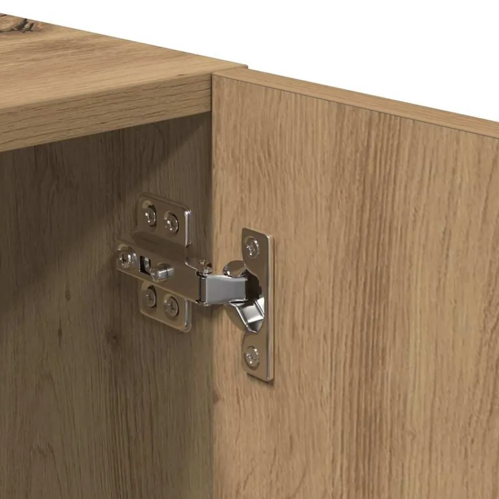 vidaXL Mueble de TV madera de ingeniería 180x31,5x40 cm Roble artisan Clearance