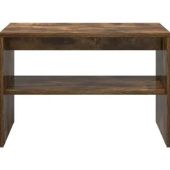 vidaXL Mueble de TV madera de ingeniería 60x40x40 cm Roble ahumado New