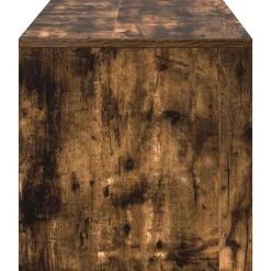 vidaXL Mueble de TV madera de ingeniería 60x40x40 cm Roble ahumado New