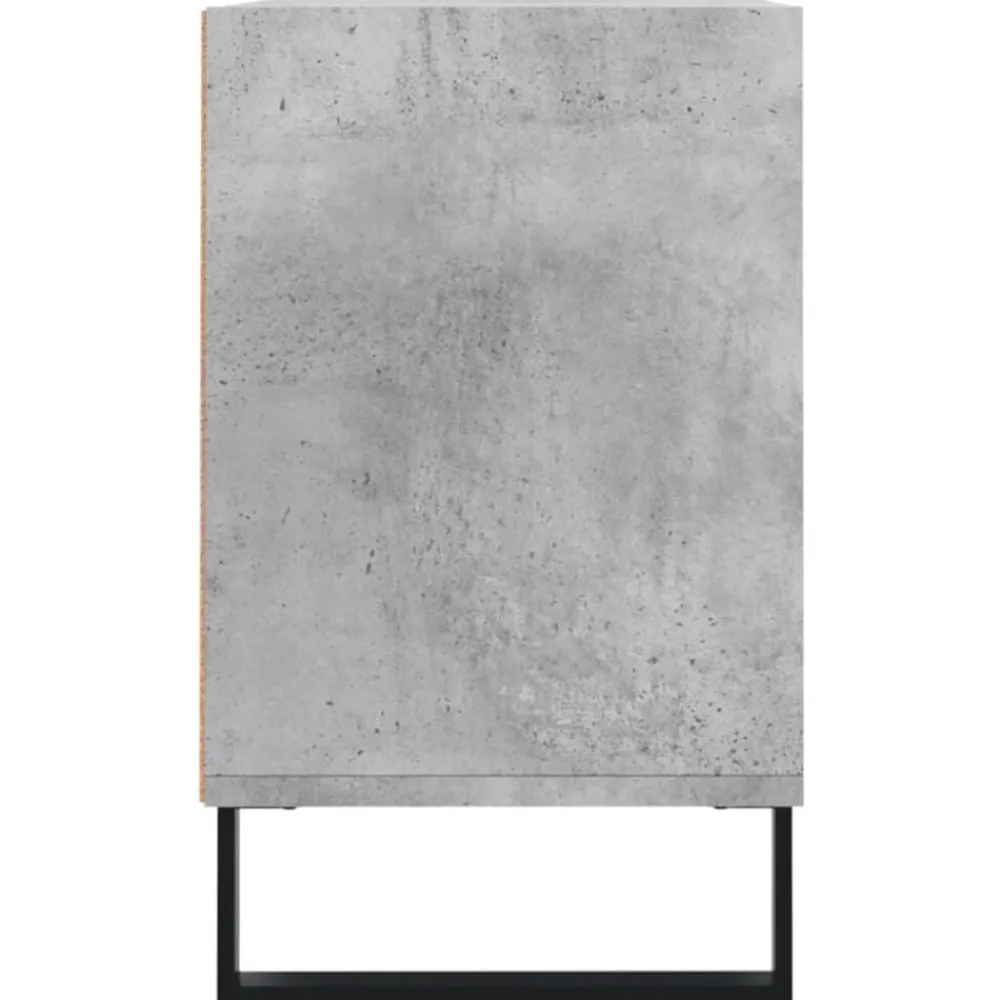 vidaXL Mueble de TV madera de ingeniería gris hormigón 103,5x30x50 cm Gris hormigón Sale