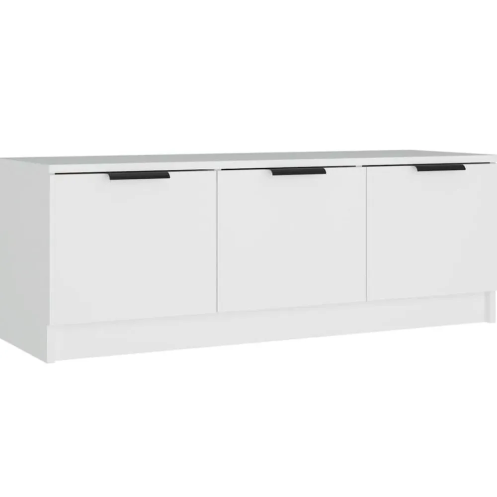 vidaXL Muebles Tv-Mueble de TV madera contrachapada 102x35x36,5 cm