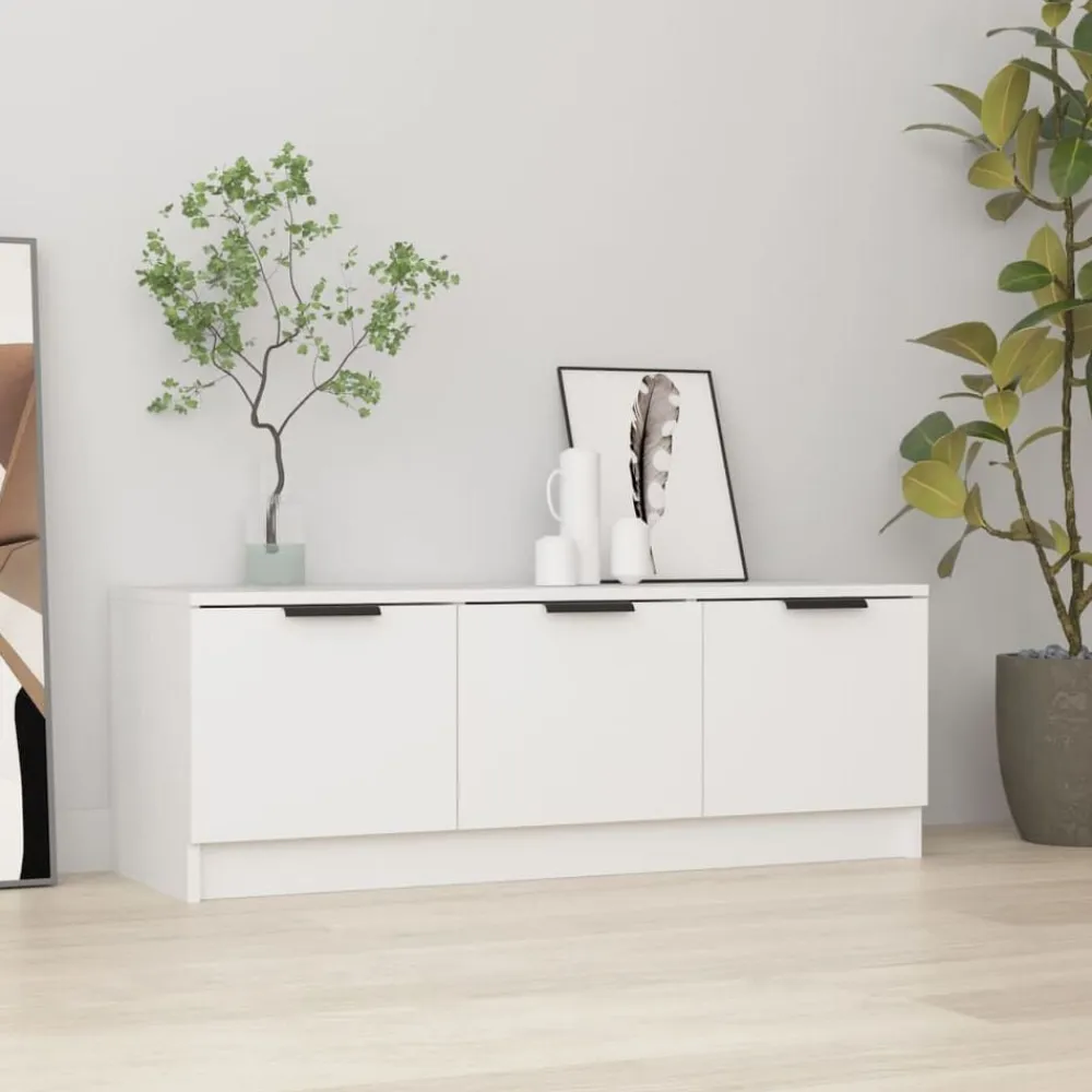 vidaXL Muebles Tv-Mueble de TV madera contrachapada 102x35x36,5 cm