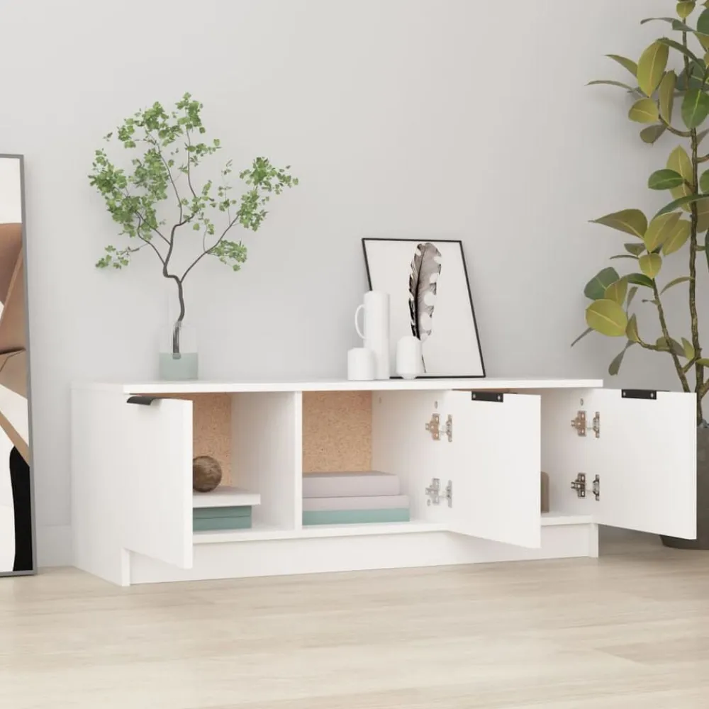 vidaXL Muebles Tv-Mueble de TV madera contrachapada 102x35x36,5 cm