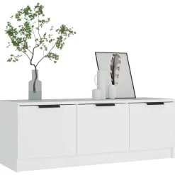 vidaXL Muebles Tv-Mueble de TV madera contrachapada 102x35x36,5 cm