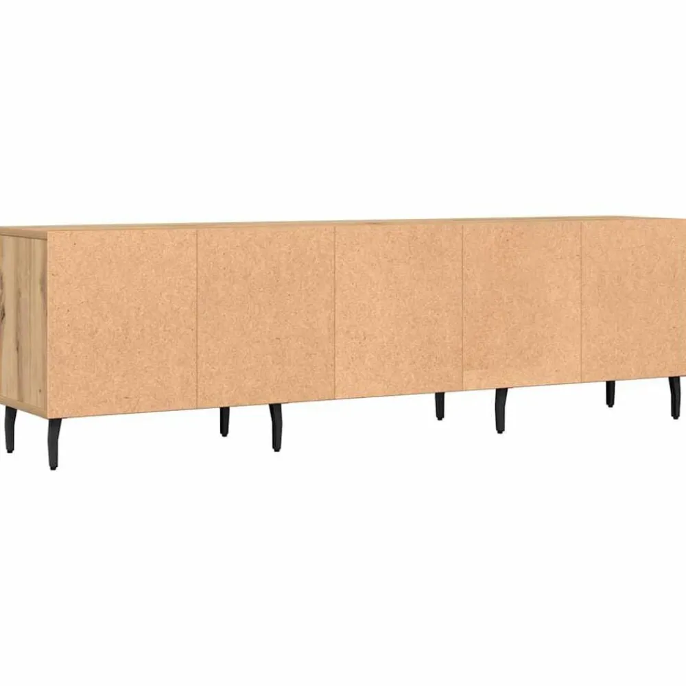 vidaXL Mueble de TV madera de ingeniería 150x30x44,5 cm Roble artisan Discount