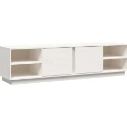 vidaXL Muebles Tv-Mueble de TV madera maciza de pino 156x40x40 cm