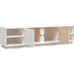 vidaXL Muebles Tv-Mueble de TV madera maciza de pino 156x40x40 cm