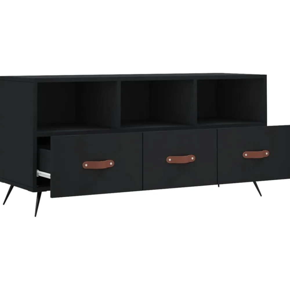 vidaXL Muebles Tv-Mueble de TV madera de ingeniería 102x36x50 cm