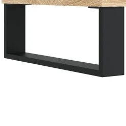 vidaXL Mueble de TV madera contrachapada 100x34,5x44,5 cm Roble Sonoma Clearance