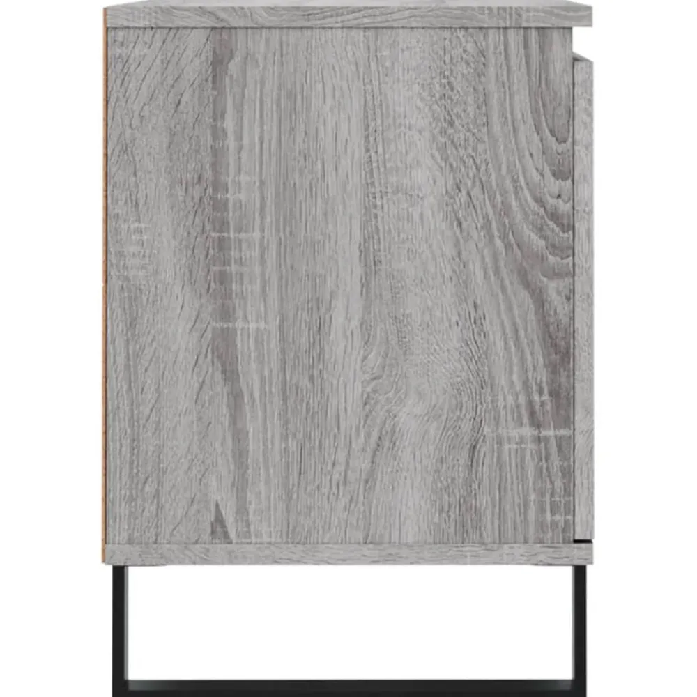 vidaXL Mueble de TV madera de ingeniería 104x35x50 cm Gris sonoma Discount