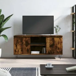 vidaXL Muebles Tv-Mueble de TV madera de ingeniería 104x35x50 cm