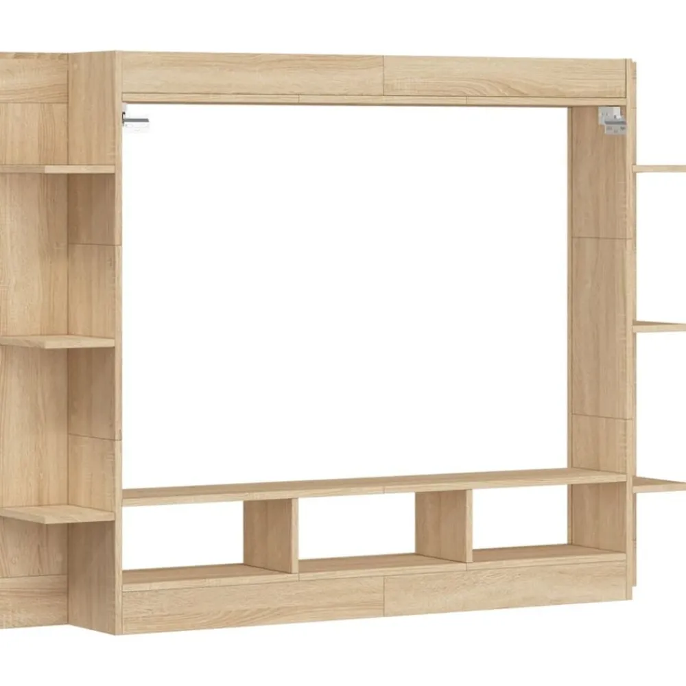 vidaXL Muebles Tv-Mueble de TV madera de ingeniería 152x22x113 cm