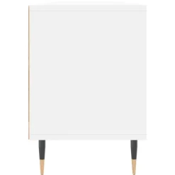 vidaXL Mueble de TV madera contrachapada 150x30x44,5 cm Blanco Online