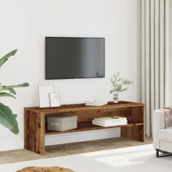 vidaXL Mueble de TV madera de ingeniería envejecida 120x40x40 cm Madera antigua Best