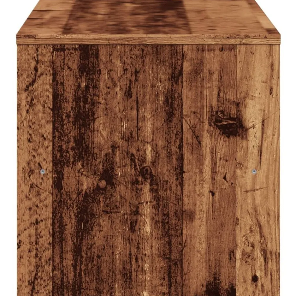 vidaXL Mueble de TV madera de ingeniería envejecida 120x40x40 cm Madera antigua Best