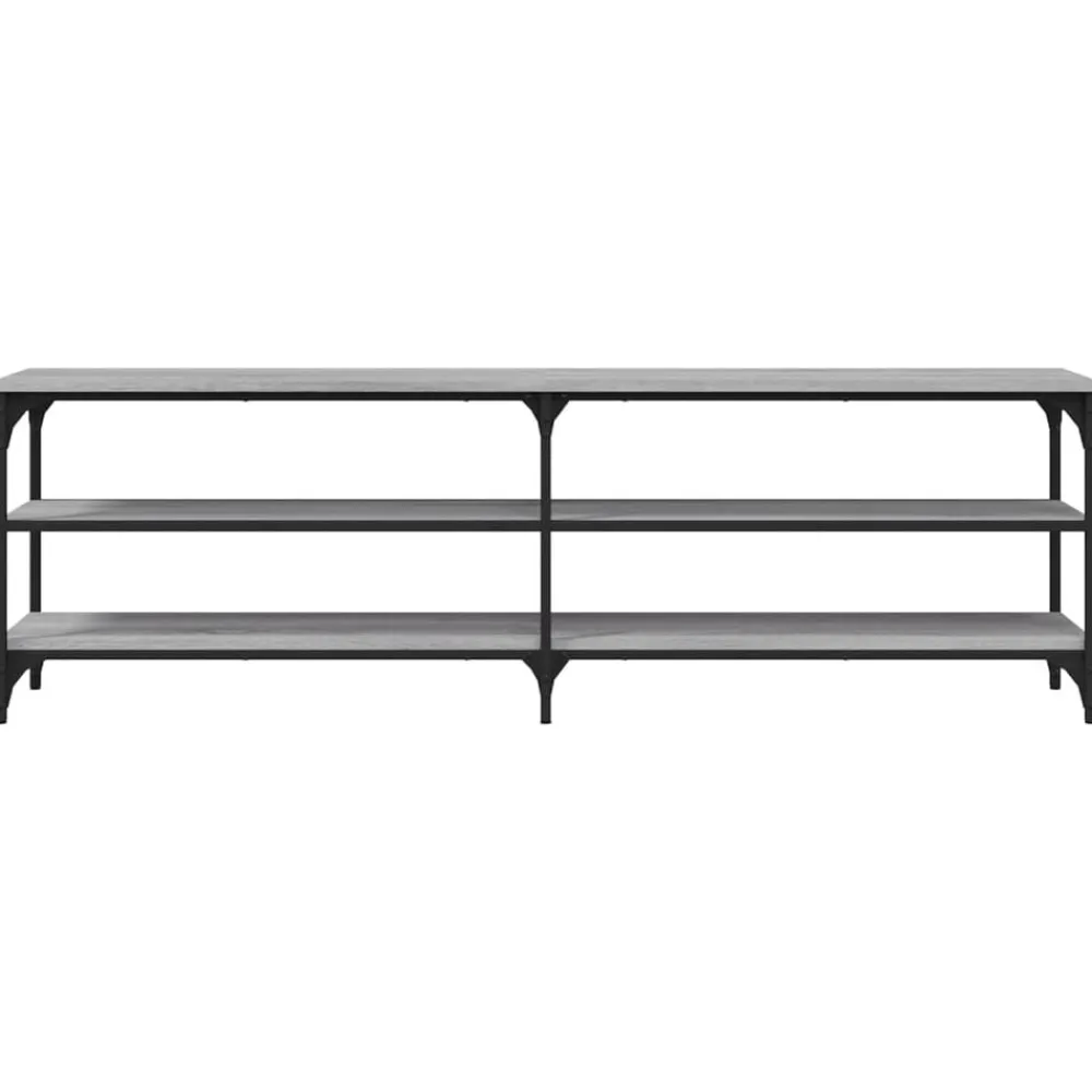 vidaXL Mueble de TV madera contrachapada 160x30x50 cm Gris sonoma Hot