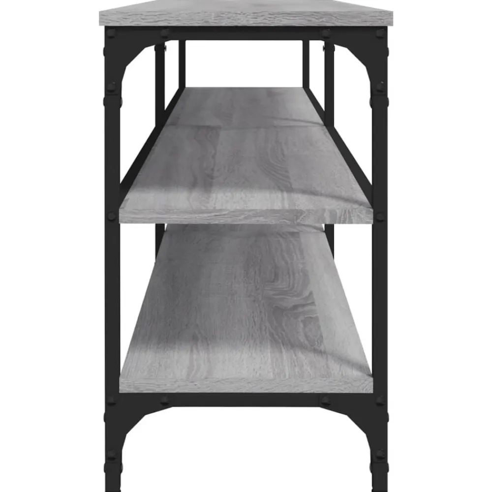vidaXL Mueble de TV madera contrachapada 160x30x50 cm Gris sonoma Hot