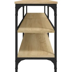 vidaXL Mueble de TV madera contrachapada 160x30x50 cm Roble Sonoma Sale