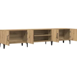 vidaXL Muebles Tv-Mueble de TV madera de ingeniería roble artisian 180x31,5x40 cm