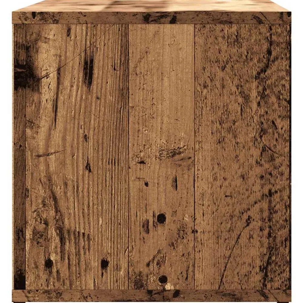 vidaXL Mueble de TV madera ingeniería madera envejecida 80x34x35,5 cm Madera antigua Best