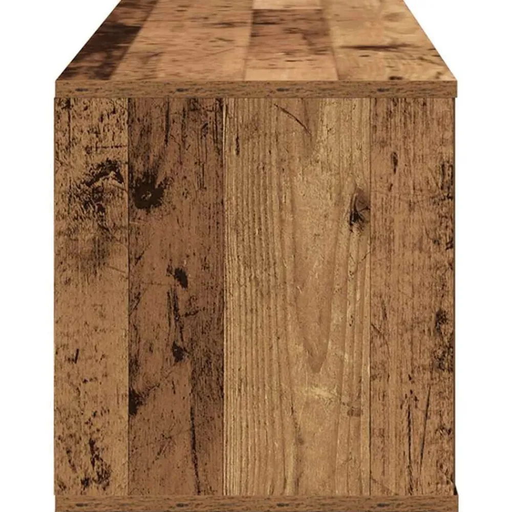 vidaXL Mueble de TV madera contrachapada envejecida 120x34x37 cm Madera antigua Hot