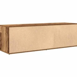 vidaXL Mueble de TV madera contrachapada envejecida 120x34x37 cm Madera antigua Hot