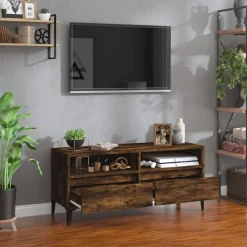 vidaXL Muebles Tv-Mueble de TV madera contrachapada 100x34,5x44,5cm