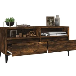 vidaXL Muebles Tv-Mueble de TV madera contrachapada 100x34,5x44,5cm
