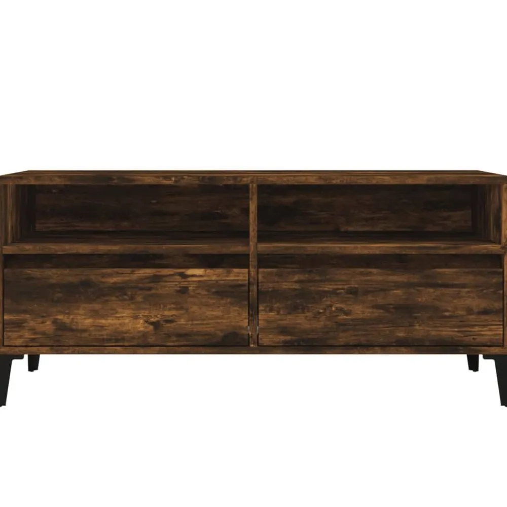 vidaXL Muebles Tv-Mueble de TV madera contrachapada 100x34,5x44,5cm