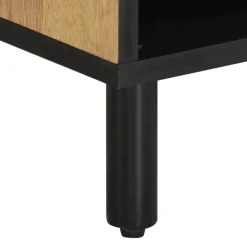vidaXL Mueble de TV madera maciza de mango 80x33x46 cm Natural Clearance